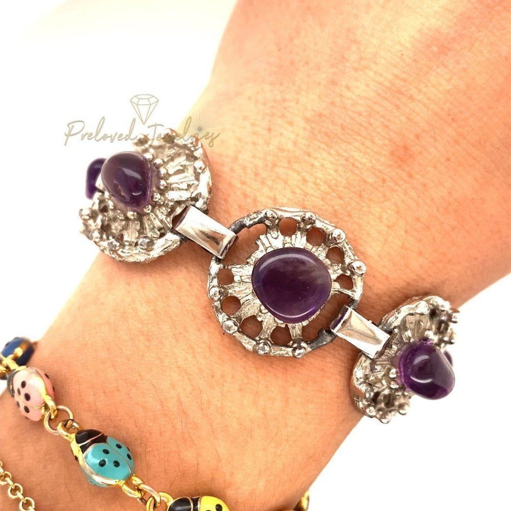 Amethysts Bracelet (d) - Picture 7 of 7